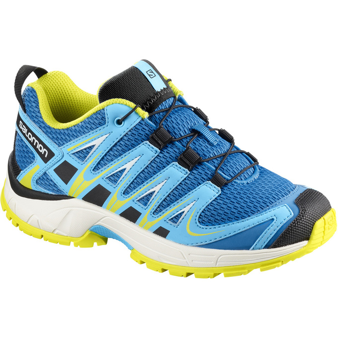 Salomon Israel XA PRO 3D K - Kids Trail Running Shoes - Blue (ICMW-51034)